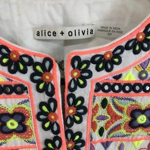 Alice + Olivia NWTT embroidered bohemian jacket